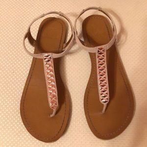 Pink/ brown sandals